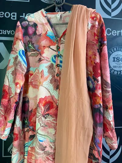 Three peice Ready to wear ,brand Ethnc !