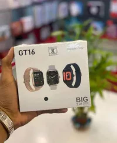 Gt16 Smart watch | Dual Straps | Android and IPhones  Compatible