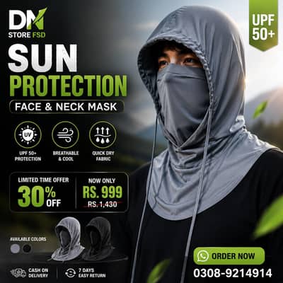 imported face mask cover neck and protect sun light free delivery