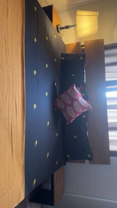 Habit bed + side tables + matress. For sale new 10/ by 10 sale