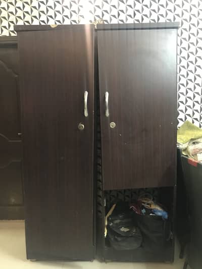 Brown Wardrobe / almari
