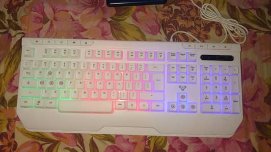 LASER GAMING KEYBOARD MODEL NUMBER KB-MBK701-WH05
