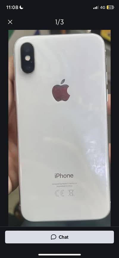 IPHONE X OFFICIAL PTA 256 gb