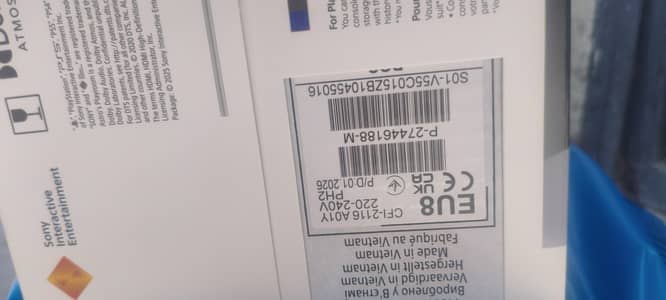 play station 5 1tb slim edition bought from dubai sealed pack