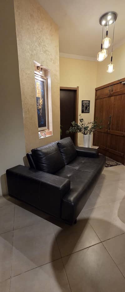 Astor Interwood 3 Seater New Sofa For Sale. Sofa set black.