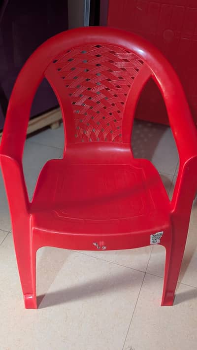 "Victor Plastic Chair P-108 (Slightly Used - Excellent Condition)".