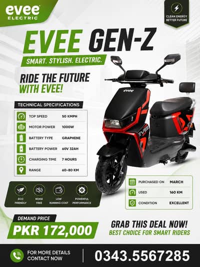 Gen-Z electric scooti for sale .