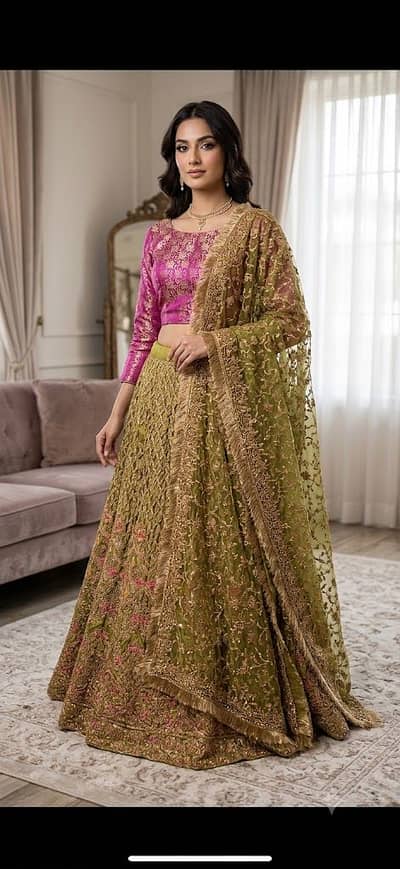 Mhedi bride lhenga
