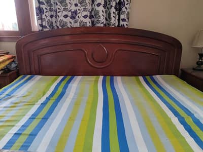 pure shisham wood bed set