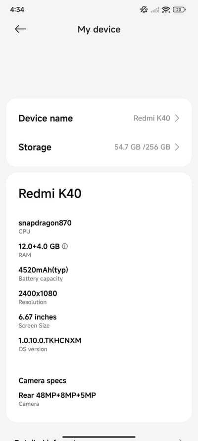 Xiaomi Redmi K40 Pro