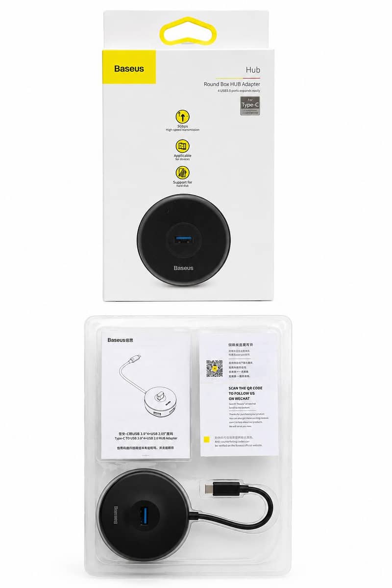 Baseus Round Box HUB 4