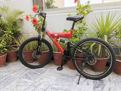RED Dragon USA 26' Dual Suspension Mountain Bike High performance MTB
