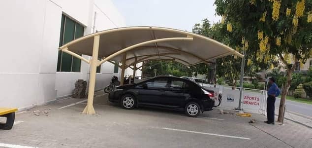 Commercial tensile shade / Car Parking / Canopy shade / Garage shade