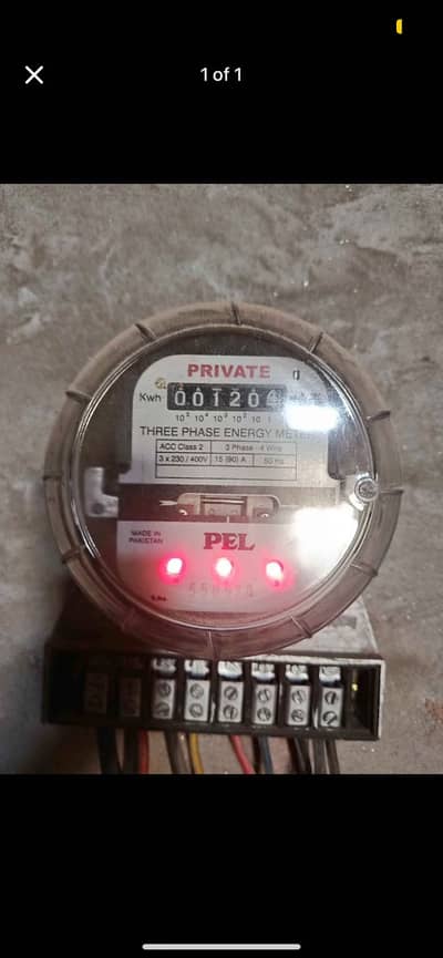 3 phase electricity meter sub meter