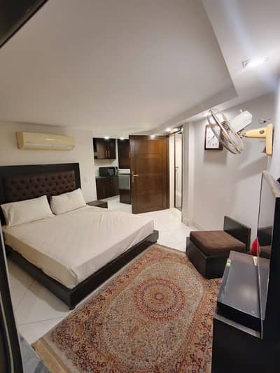 Furnished Apartment Available Pre Day In DHA Lahore.