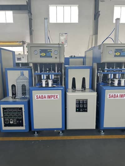 Water bottle blowing moulding machine semi automatic 2 cavity