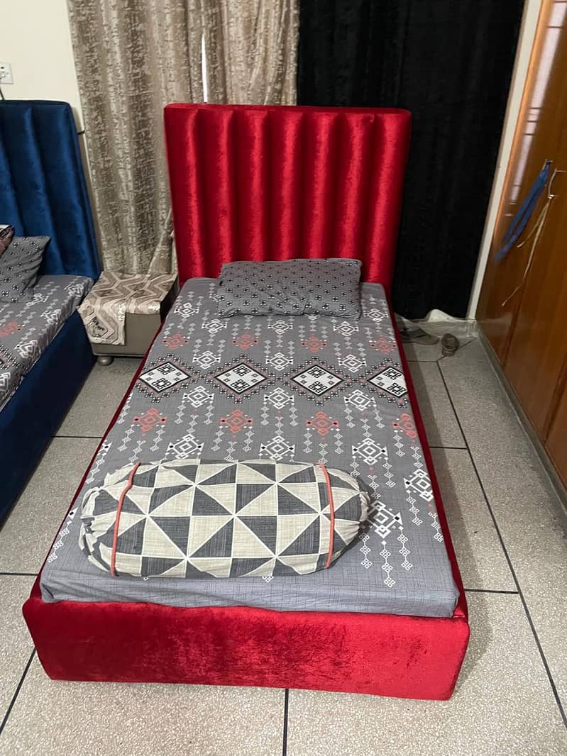 two single bed and study table 1