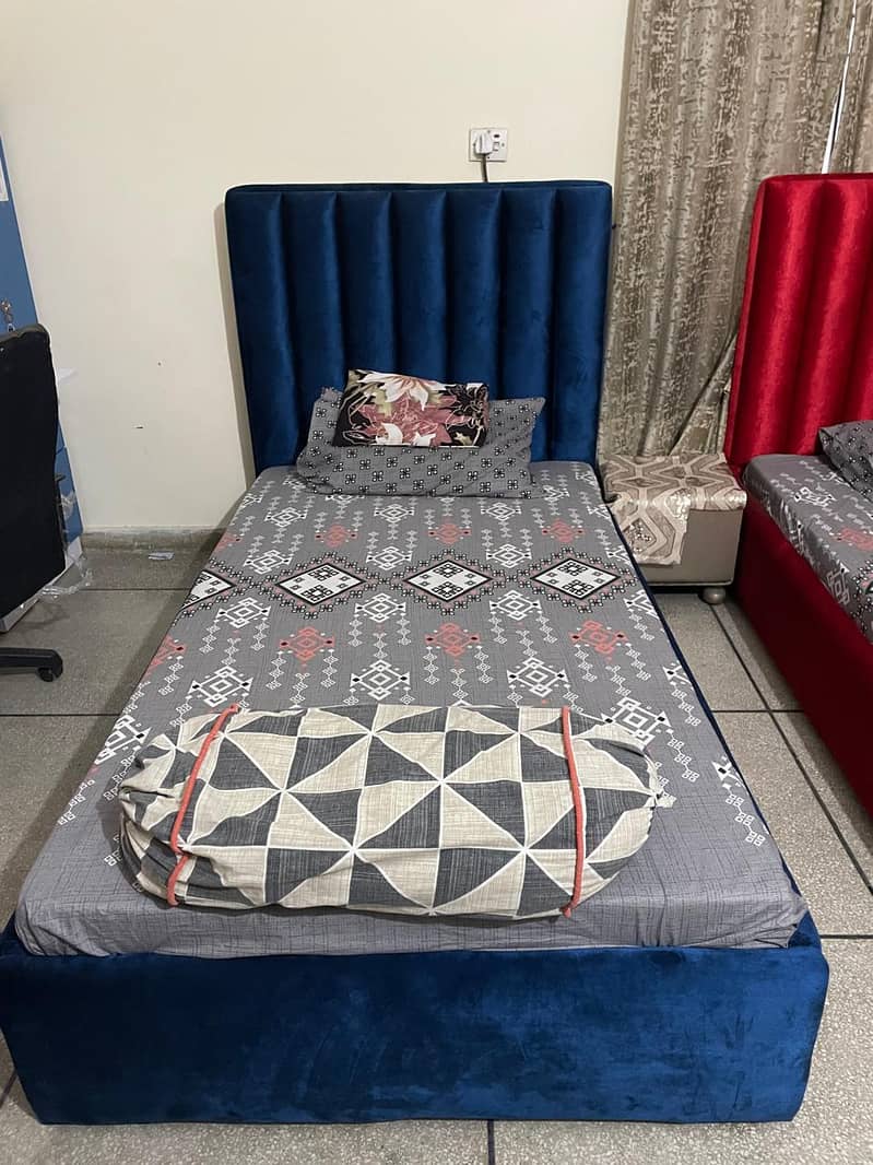 two single bed and study table 6