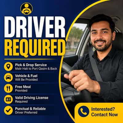 We are looking for a reliable and experienced driver.  Job Details: