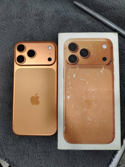 Apple iPhone 17 Pro Max dual sim physical 256 GB with box 100 battery