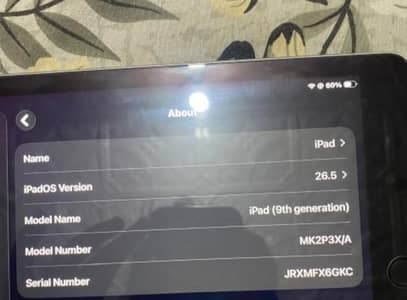 Apple iPad 9th Generation 256GB Excellent Condition