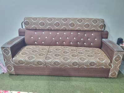 5 Seater wooden Sofa