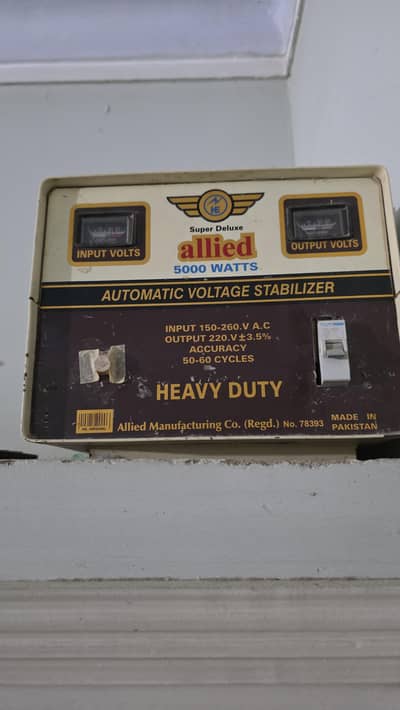 Allied 5000w Stabilizer