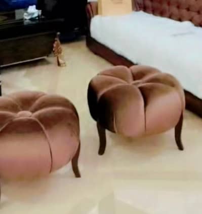 Luxury Pumpkin Pouf Ottomans – Made with Original Moltyfoam