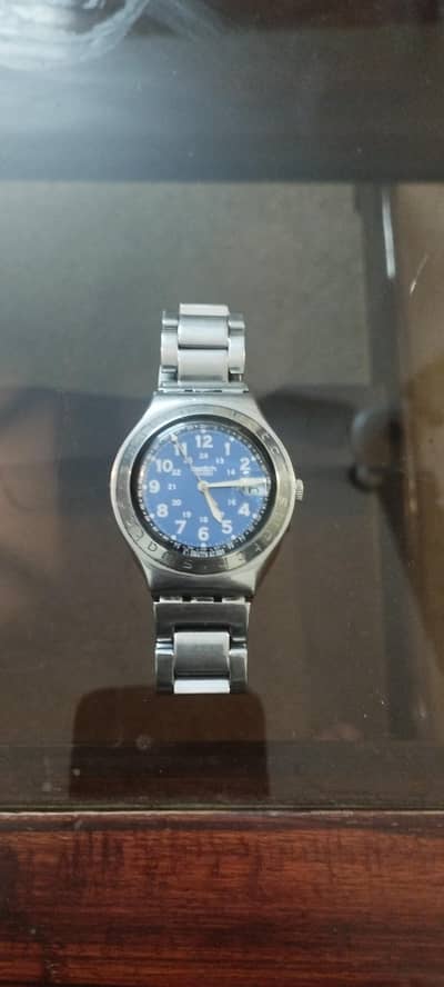 Vintage Swatch Swiss irony battery watch imported from spain
