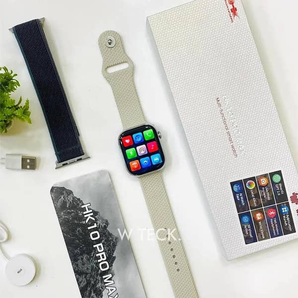 HK10 PRO Max Series 10 Smartwatch | Bluetooth Calling | AMOLED Screen | Sports Mode | Sleep Monitor | IP67 Waterproof | Smart Watch