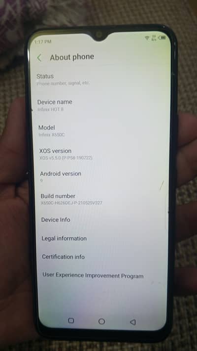 Infinix hot 8