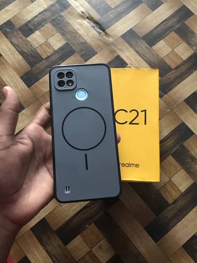 Realme C21 With Box Charger
