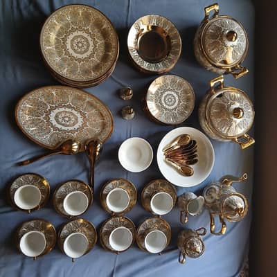 DINNER SET FANCY 72 Pcs 3in 1 Set