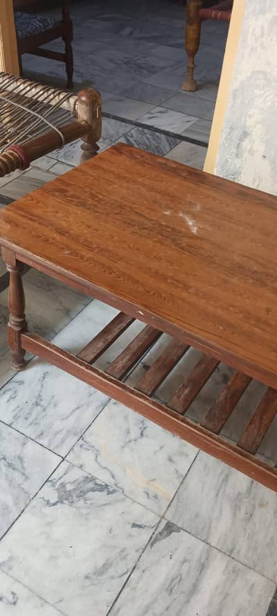 wooden table