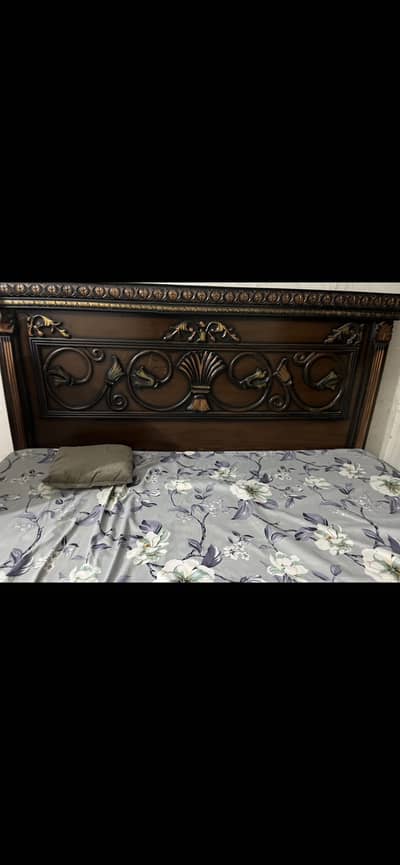 King size bed for room with mattress