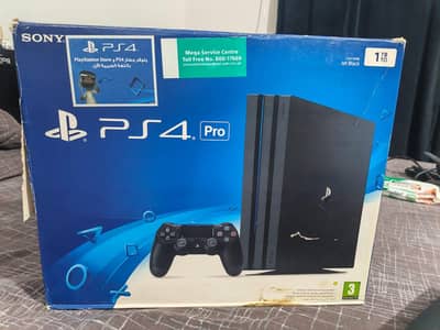 ps4 pro brand new condition with 3 Games and 2 controllers