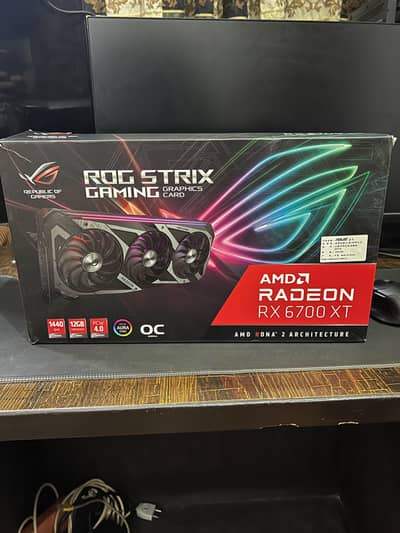 RX 6700XT 12GB ASUS ROG STRIX PREMIUM VARIANT WITH BOX