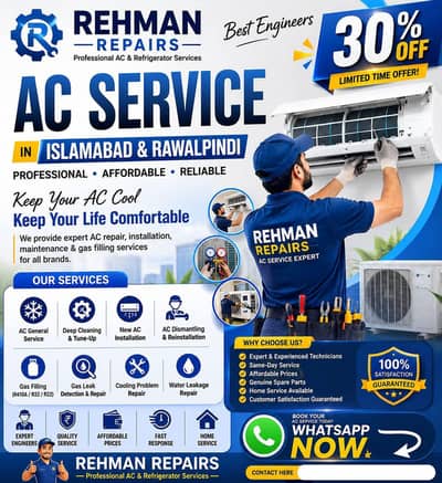 AC Service Ac Installation Maintenance AC Repair Gas Fillings