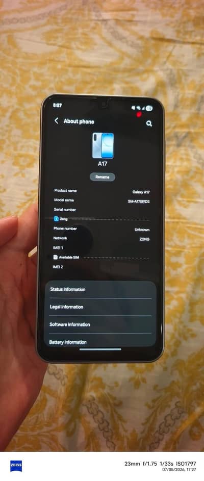 Samsung a17