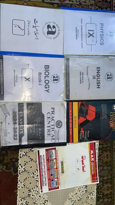 Sindh board class IX notes (adamjee)