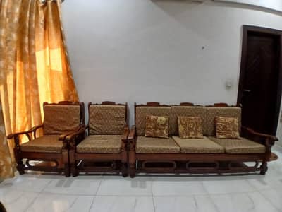 Antique Sofa Set with Tables - Urgent Sale