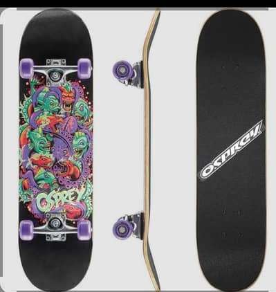 Osprey Piranha 31" Double Kick Skateboard