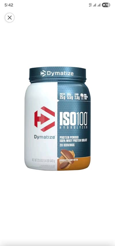 dymatize iso100 650g brand new