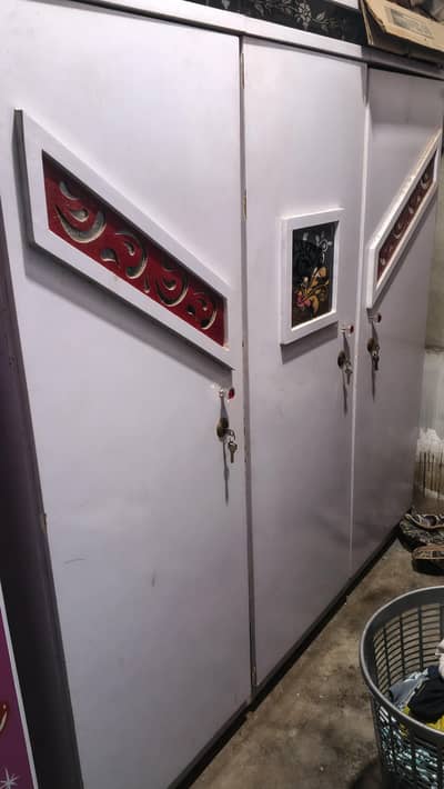 Used Furniture bedroom set and cupboards for sale urgent