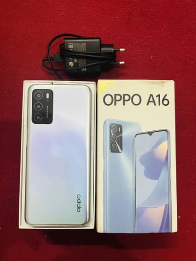 OPPO A16 with box and charger WhatsApp 03262535680