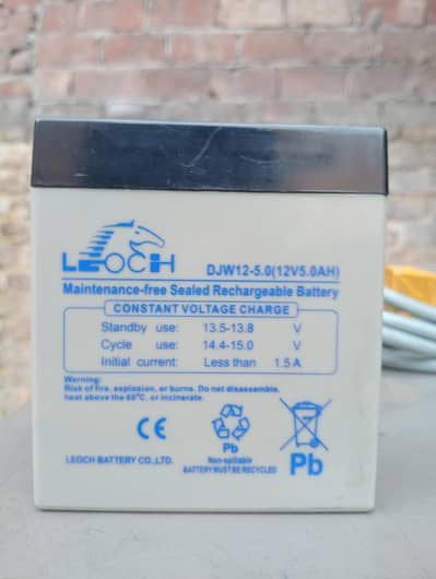 12 volt 5 ampear Bettry leoch ups/cctv etc ka leya