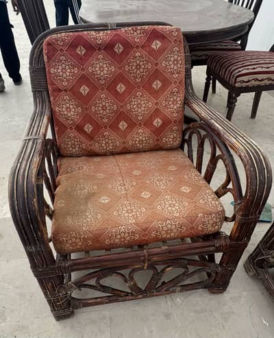 Cane sofas