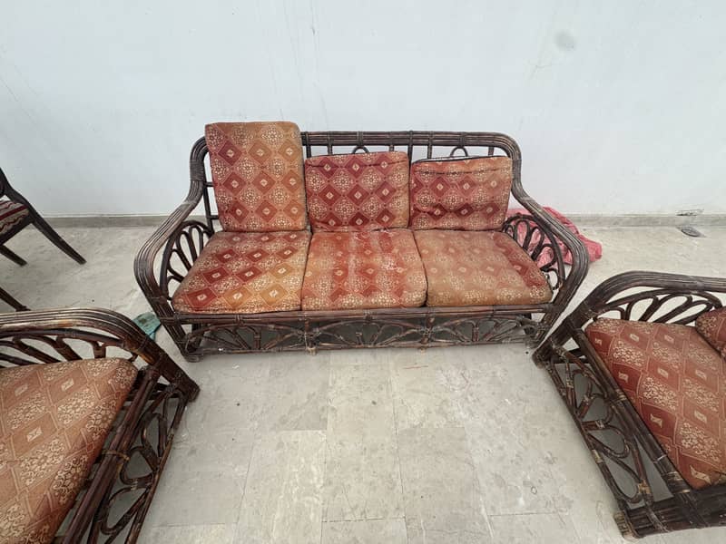 Cane sofas 1