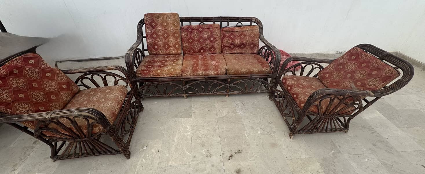 Cane sofas 3