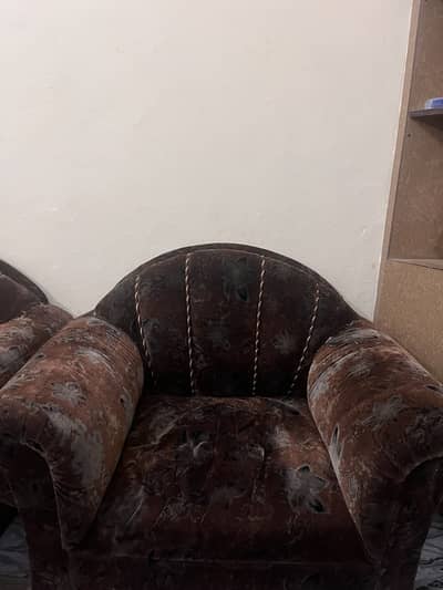 1–1–3 ( sofa set ) brown color